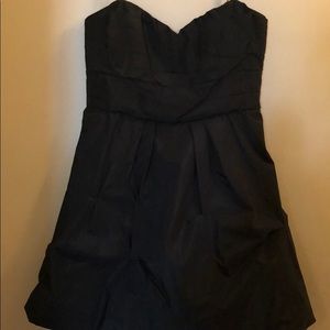 BCBG strapless black dress